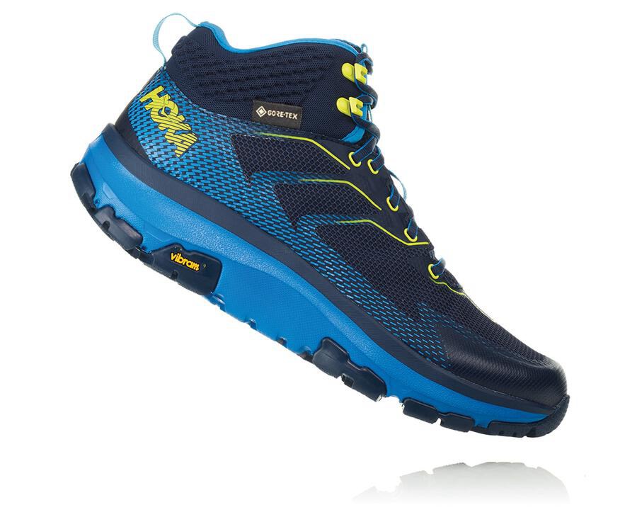 Botas De Montaña Hoka One One Hombre Azul Marino - Toa Gore-Tex - WJLZ94863